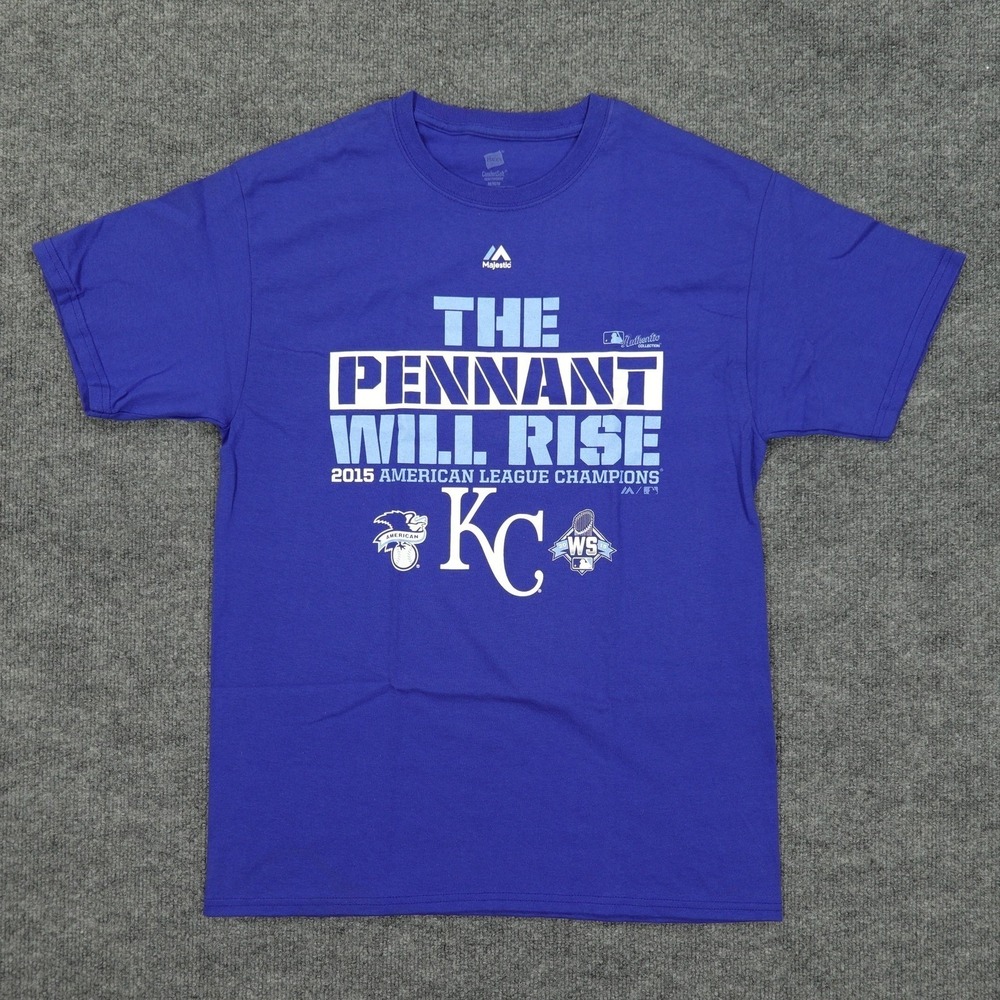 Kansas City Royals Shirt Mens Medium MLB Baseball 2015 AL Champions World Series